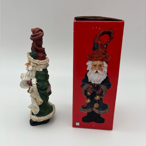 Collectible Santa Figurine With Scroll List - Picture 4 of 9